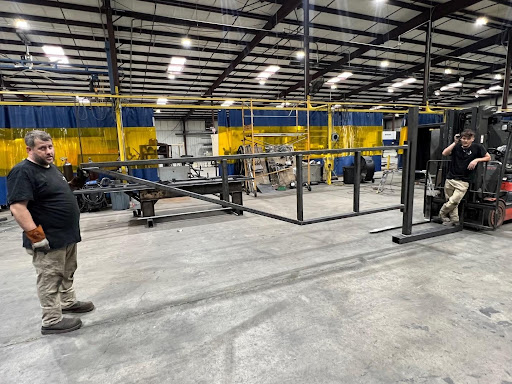 A look at the SESOLINC industrial floor along with some of the employees. 